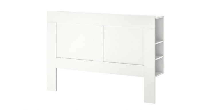 BRIMNES hoofdbord met opbergruimte, verkrijgbaar voor € 100 op de IKEA-website