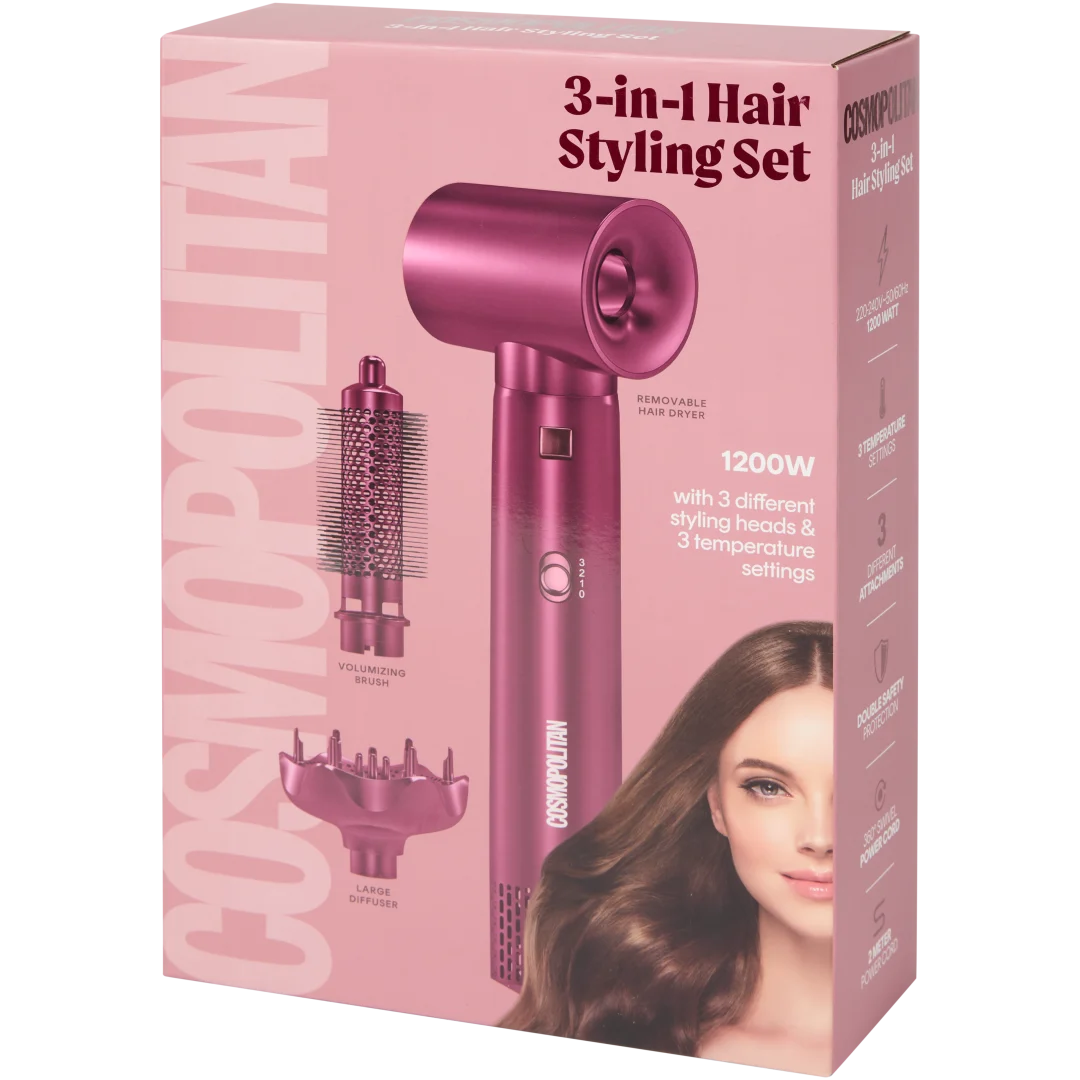 Cosmopolitan 3-in-1 haarstijling set