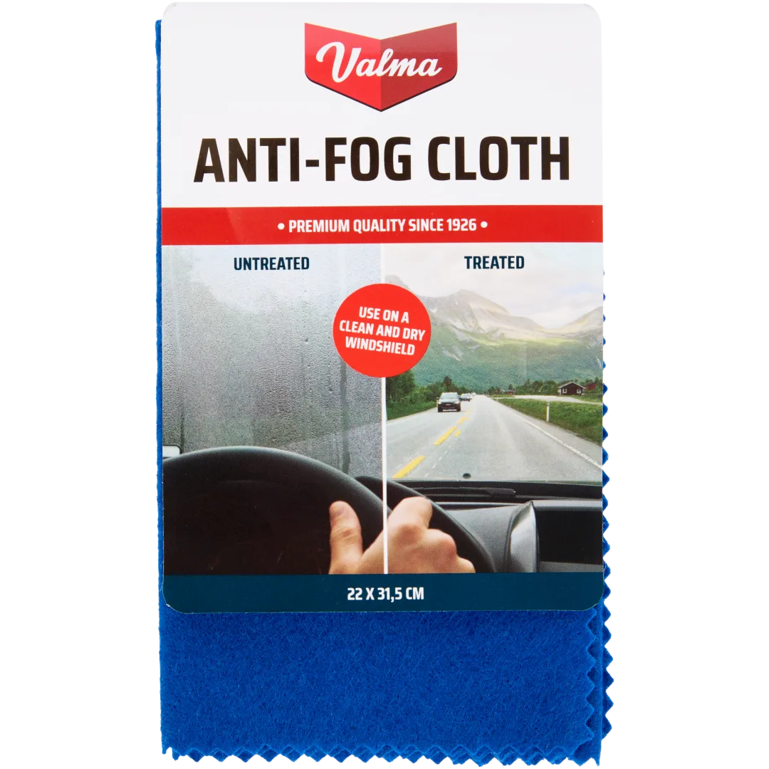 anti fog cloth valma action