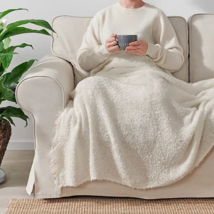 SANDBRODD Gebroken wit geruit, 130×170 cm, Ikea 9,99 euro