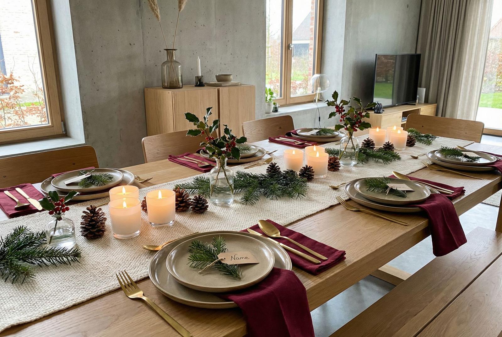 Deze kerstbord van Søstrene Grene kost minder dan 4 euro, maar lijkt uit een luxe winkel te komen