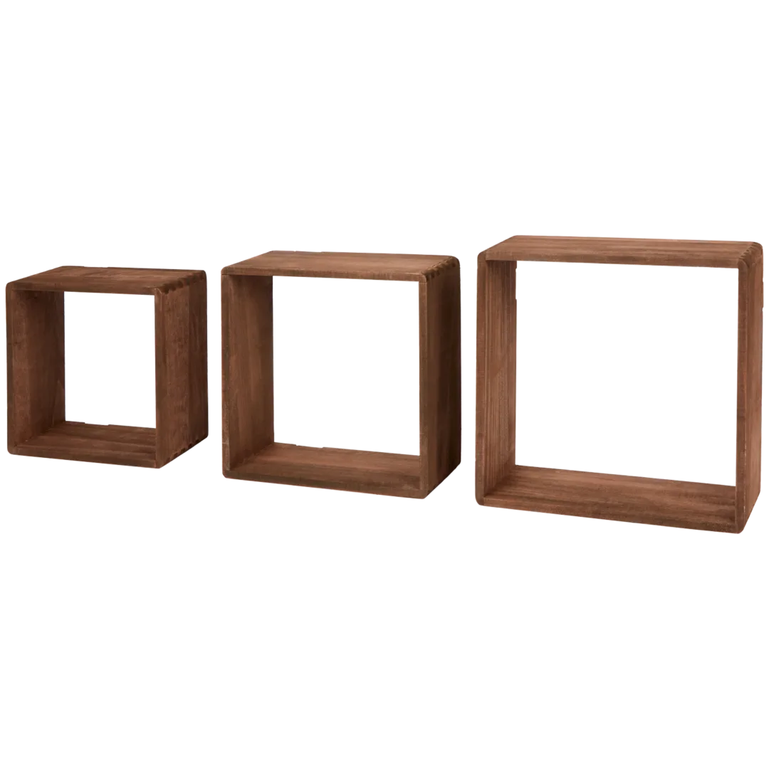 Houten wandboxen