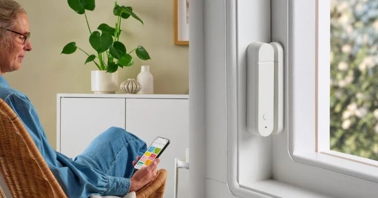 Ce petit capteur à 7 € signé IKEA alerte en temps réel dès qu’une porte ou une fe