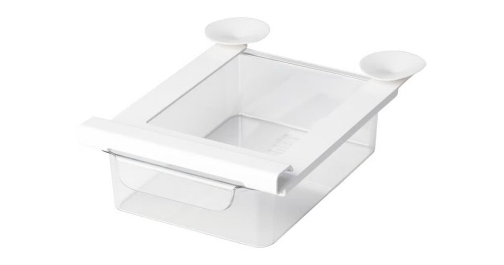 Boîte de conservation pour réfrigérateur, disponible à 4,99 € chez IKEA